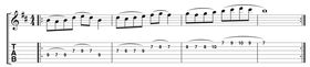 Guitar basics: Combining hammer-ons and pull-offs